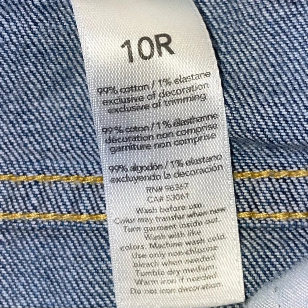 OSHKOSH B'GOSH Boy's Dark Wash Skinny Jeans Adjustable Waist Size 10